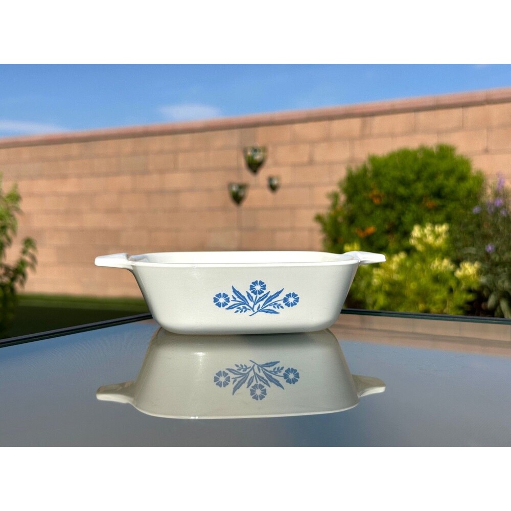Vintage Corning Ware Cornflower Blue P-41 Small petite Casserole Dish Pan